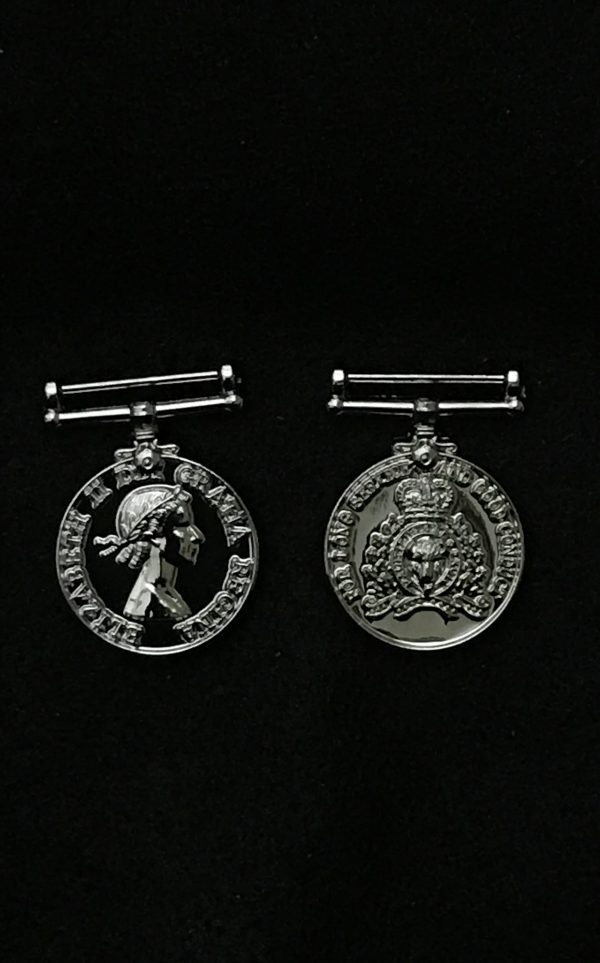 Miniature Royal Canadian Mounted Police Long Service Medal