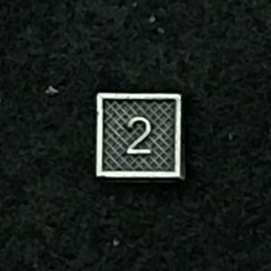 Dev Square Numeral 2 For NATO Medal Full Size