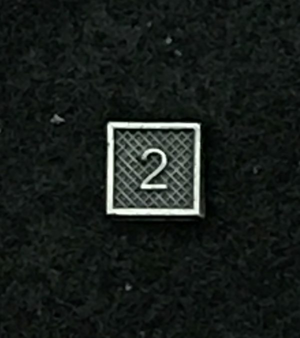 Dev Square Numeral 2 For NATO Medal Full Size