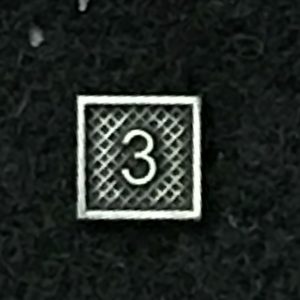 Dev Square Numeral 3 For NATO Medal