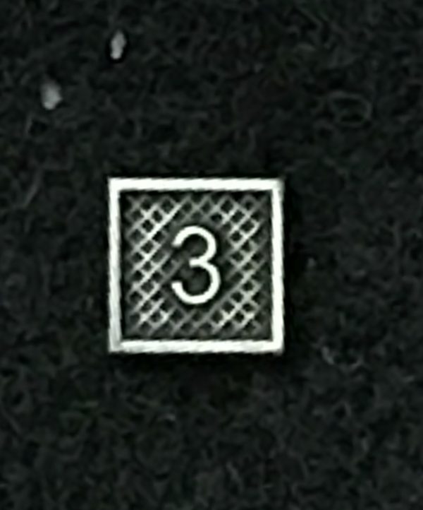 Dev Square Numeral 3 For NATO Medal