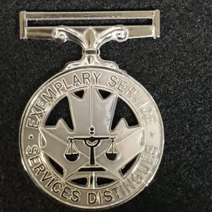 Médaille pour services distingués de la police pleine grandeur