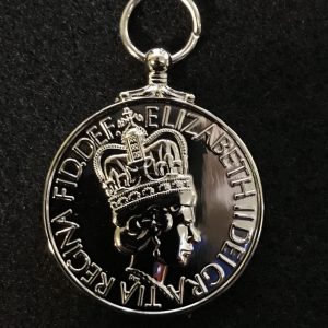 Médaille du jubilé d'argent de la reine Elizabeth II pleine grandeur