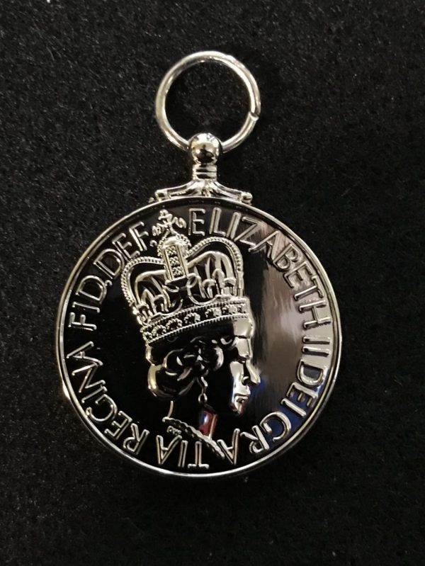 Full Size Queen Elizabeth II Silver Jubilee Medal
