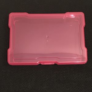 Étui en plastique rose pour médailles 5" par 7" par 2"