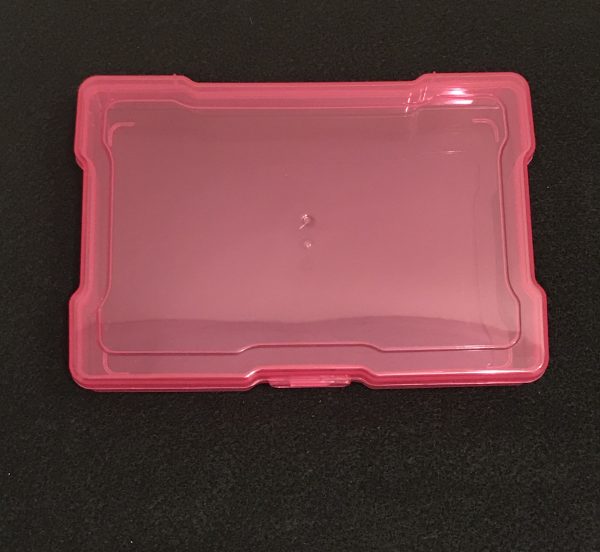 Pink Plastic Case for Medals 5" by 7" by 2"