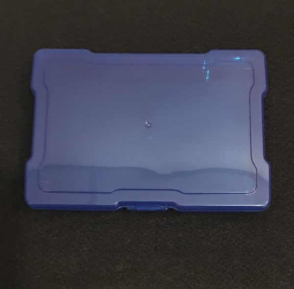 Blue Plastic Case for Medals 5" by 7" by 2"