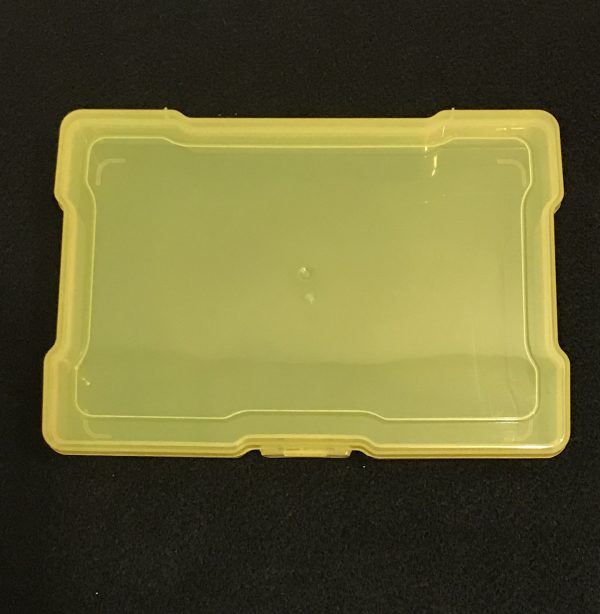 Yellow Plastic Case for Medals 5" by 7" by 2"