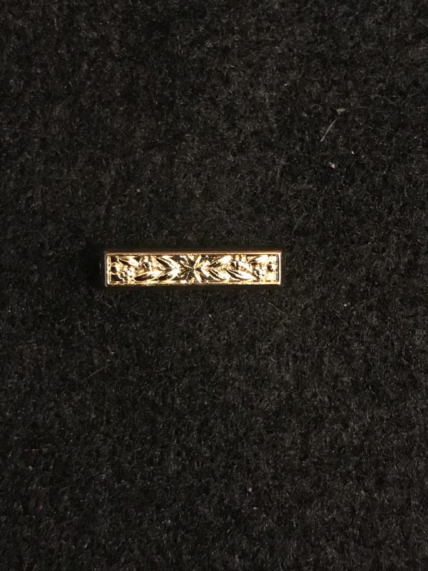 St John Service Medal Long Service Bar Gold, Miniature Bar