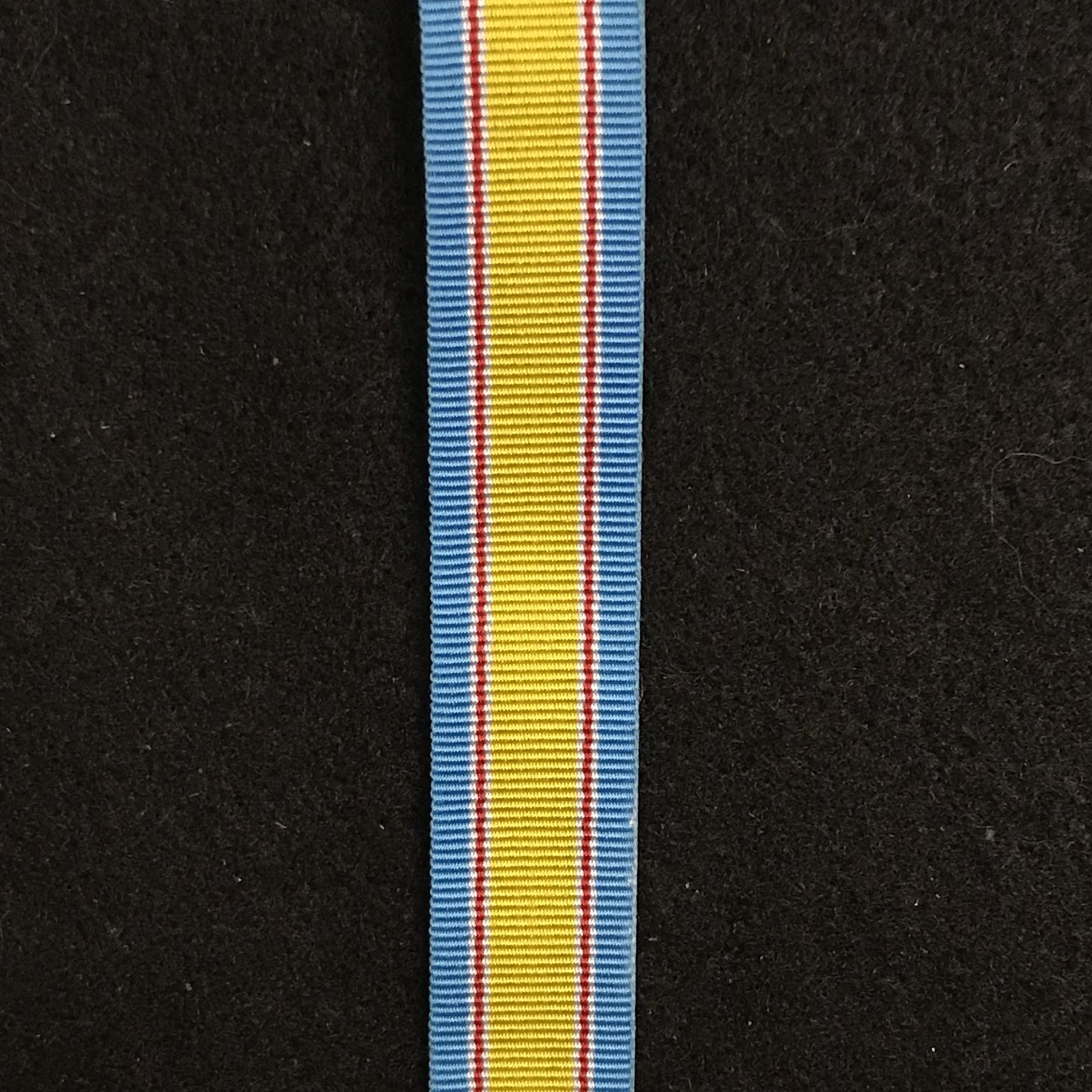 Korean War Service Medal Miniature Ribbon 1 Metre Martel's Medal