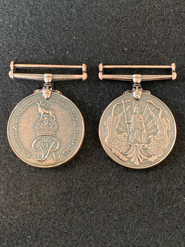 Newfoundland Volunteer Service Medal Full Size Replica