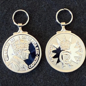 King Charles III’s Coronation Medal Full Size Replica