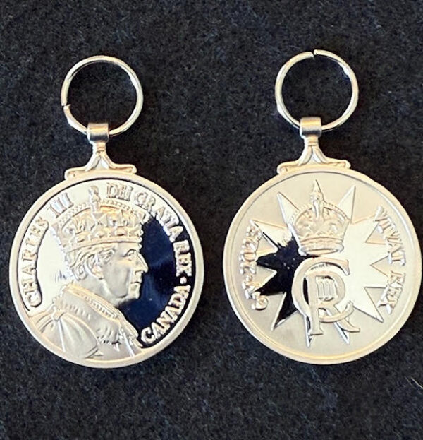King Charles III’s Coronation Medal Full Size Replica