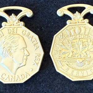 King Charles III’s Canadian Forces Decoration Full Size