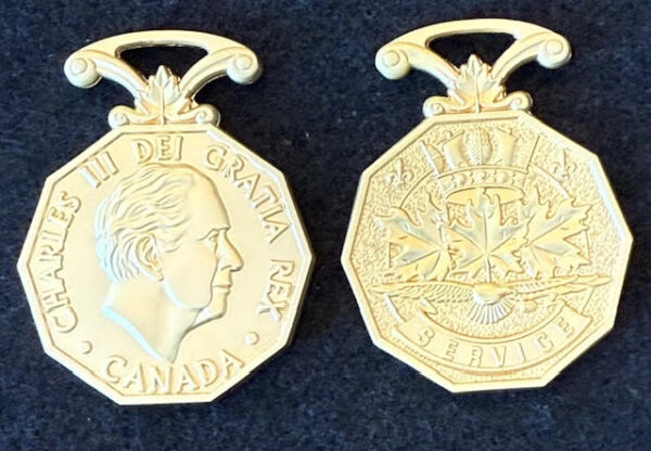 King Charles III’s Canadian Forces Decoration Full Size
