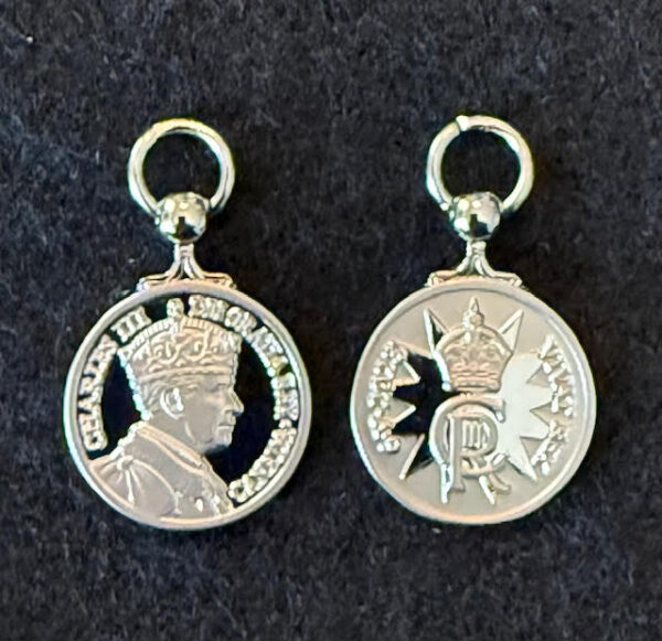 King Charles III’s Coronation Medal Miniature Replica
